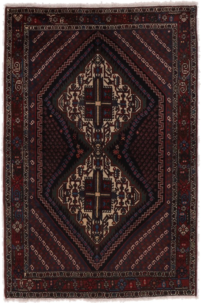 Afshar Tappeto persiano 180x120 (Iran) Annodato A Mano