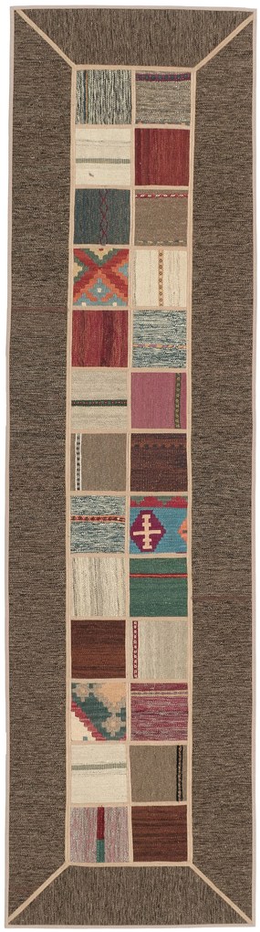 Kilim Tappeto 80 x 300 (Iran) Tessuto A Mano