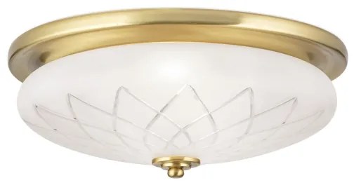 Orion DL 7-791/37 - Plafoniera PORTO 2xE27/40W/230V diametro 37 cm oro