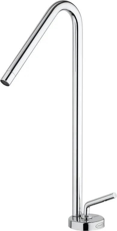 Rubinetto per lavabo Verbano cromato JACUZZI RUBINETTERIA a canna alta getto laminare cristallino