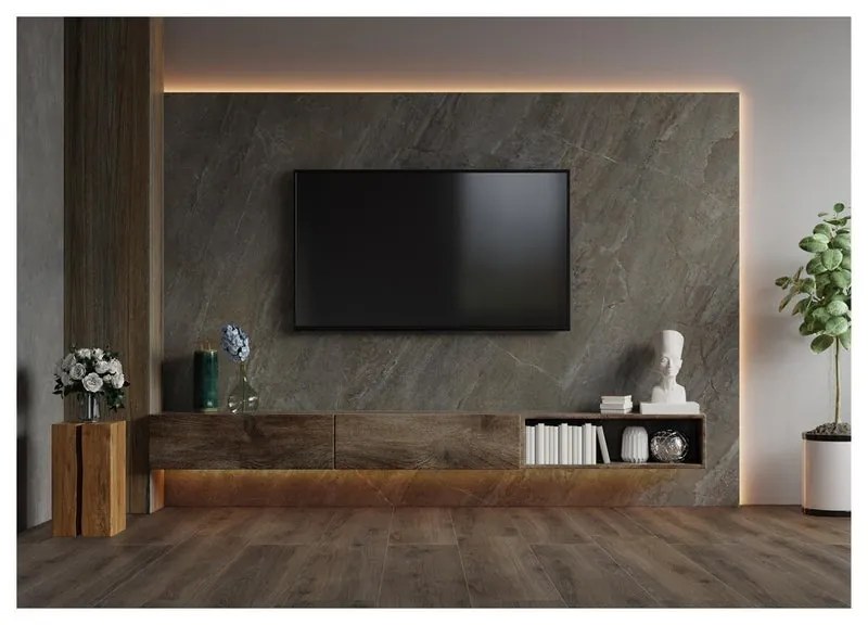 Piastrella da pavimento esterno rettificato HELLIR MULTI in gres naturale opaco grigio 120 x 280 cm Sp. 6 mm traffico intenso (pei 4/5) R10 3.36 mq