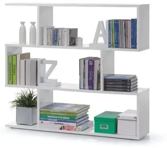 Libreria bassa Athena 97hx110x25 bianco