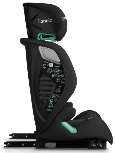 Lionelo - Seggiolino auto IGO i-Size 100-150 cm Nero Carbonio