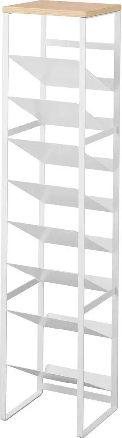 Portabottiglie bianco in metallo numero di bottiglie 16 20x88,5x19 cm Tower – YAMAZAKI