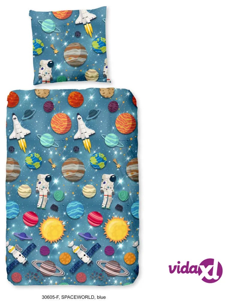 Good Morning Copripiumino per Bambini Spaceworld 135x200 cm