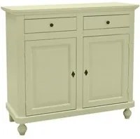 Madia credenza in legno shabby chic 2 ante avorio 104x43x98