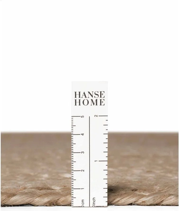 Tappeto colore naturale scuro in iuta reversibile/tessuto a mano 160x230 cm Braided – Hanse Home