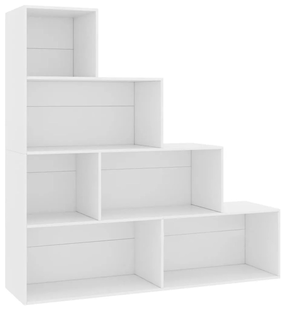 Libreria/Divisorio Bianco 155x24x160 cm in Legno Multistrato