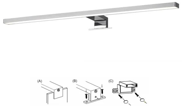 Top Light GILA LED XL - Illuminazione a LED per specchi da bagno LED/8W/230V IP44