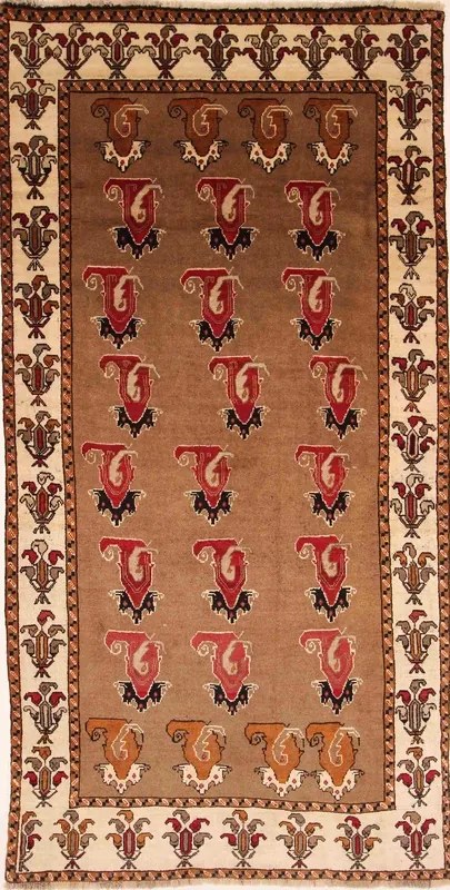 Gashghai Tappeto 150x290 Marrone (Iran) Annodato A Mano