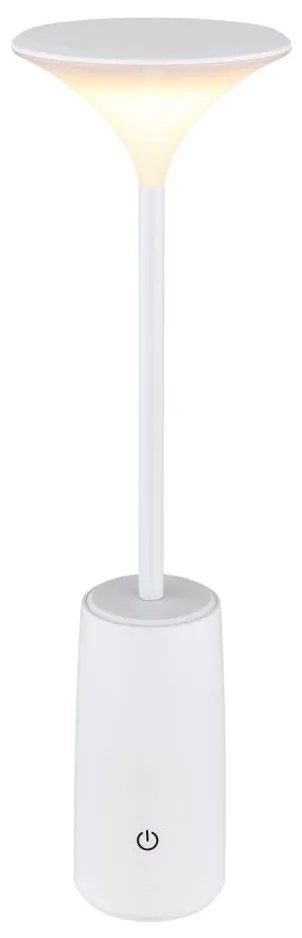 Globo 21020W - Lampada da tavolo LED dimmerabile QUIRIN LED/1,2W/3,7V 3000K bianco
