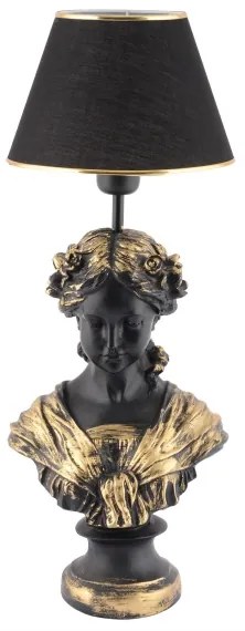 Lampada da tavolo OPELYA 1xE27/40W/230V nero/oro