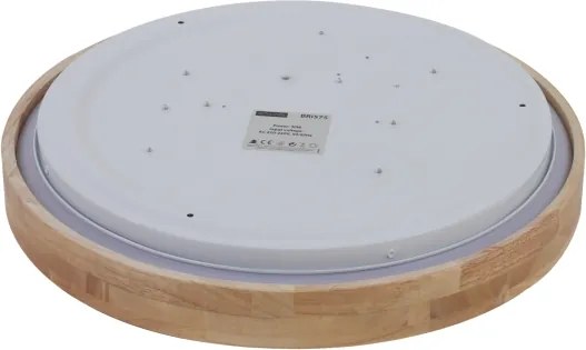 Brilagi - Plafoniera LED WOODROUND LED/30W/230V 3000/4000/6000K Ø 40 cm