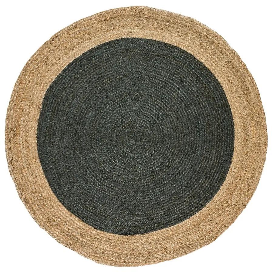 Tappeto rotondo colore grigio-naturale ø 120 cm Mahon - Universal