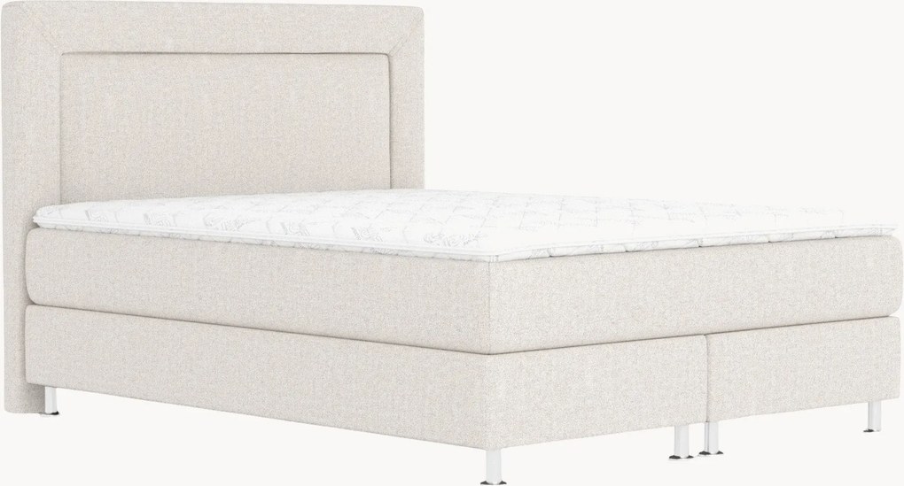 Letto boxspring fatto a mano Laguno, H3