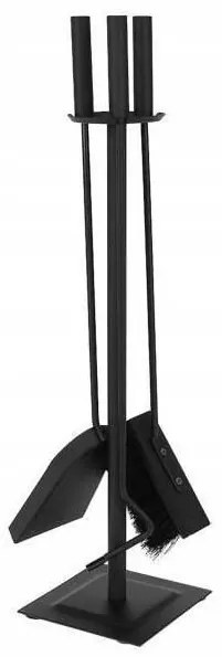 Utensili per caminetto in acciaio inox 4 pezzi