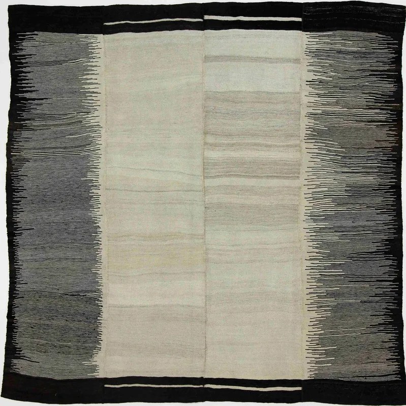 Kilim Tappeto persiano 200 x 200 Beige (Iran) Tessuto A Mano