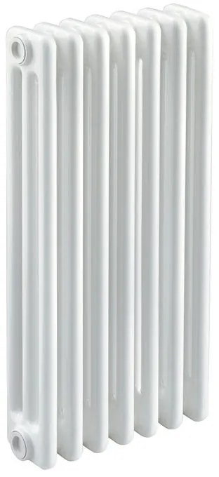 Radiatore acqua calda EQUATION Comby in acciaio 3 colonne, 7 elementi, interasse 623 mm, bianco