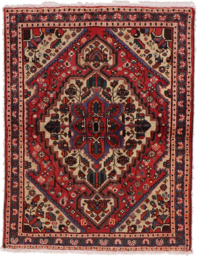 Shiraz Tappeto persiano 110x140 (Iran) Annodato A Mano