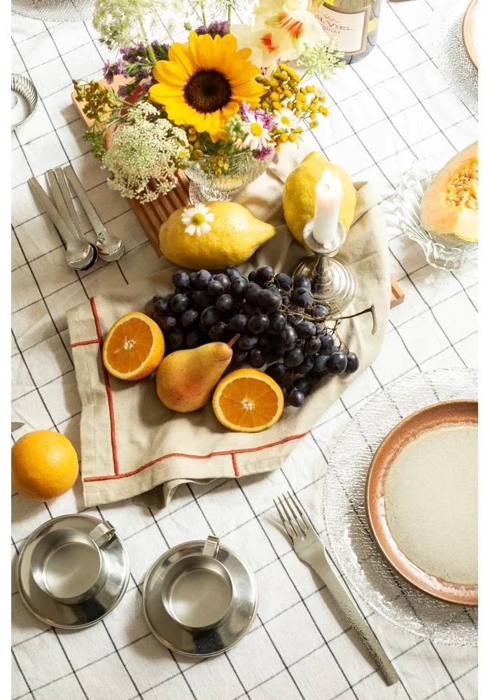 Posate in acciaio inox 16 pezzi in argento Mano - Hübsch