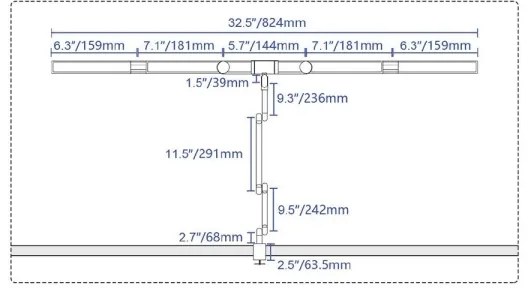 Brilagi - LED Dimmerabile flessibile lampada da tavolo VARIO LED/24W/230V 3000-6500K nero