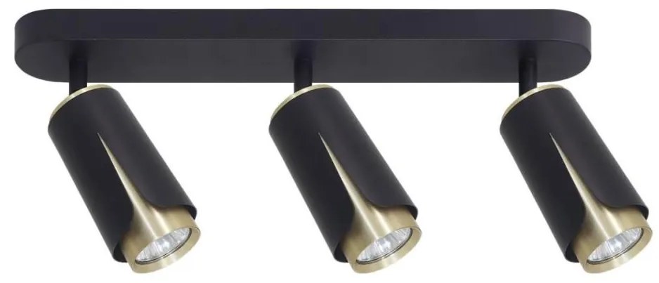 Faretto FIORE 3xGU10/8W/230V nero