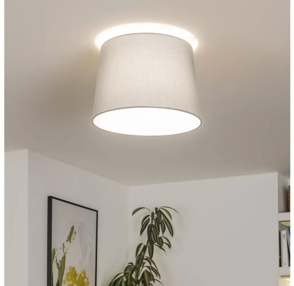 Brilagi - Plafoniera LED CERIA 1xE27/40W/230V Ø 30 cm grigia