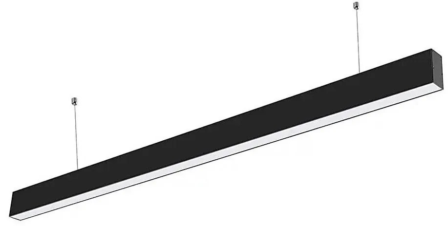 Lampadario su corda LED SAMSUNG CHIP LED/40W/230V 6400K nero