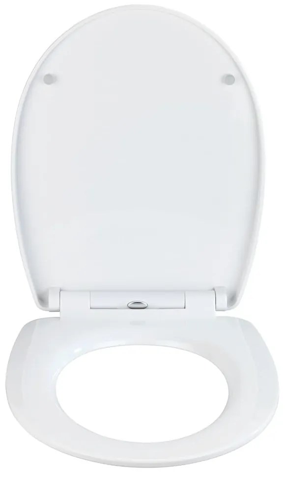 Sedile WC con chiusura Easy-Close (automatica) 38 x 45 cm Droplets – Wenko