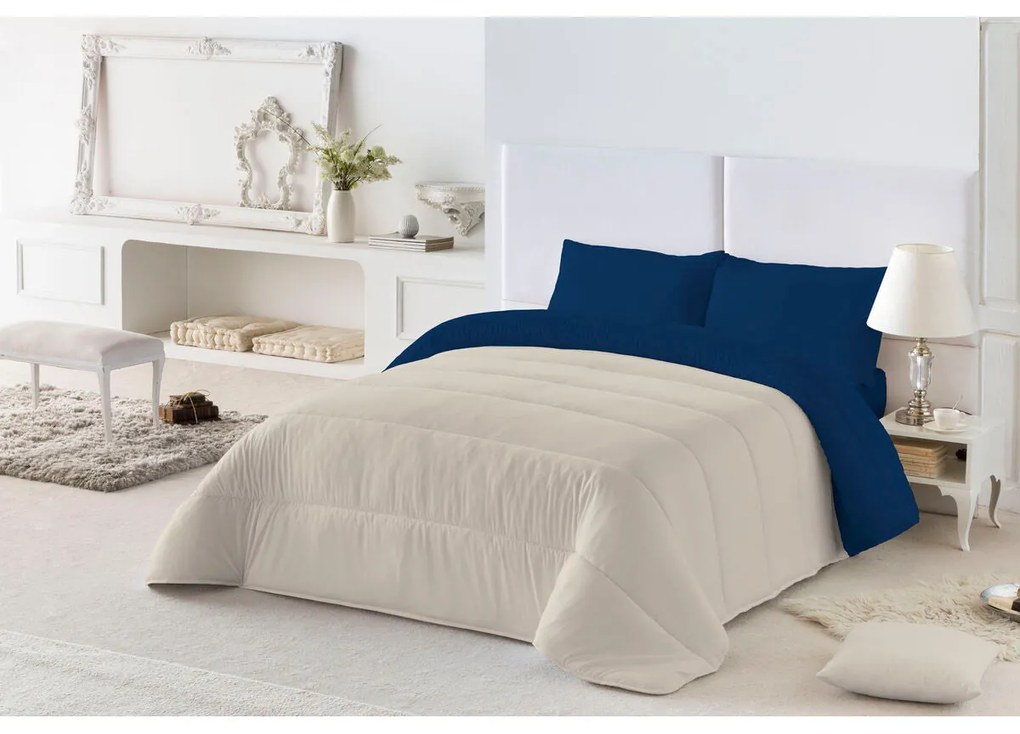 Piumino Letto Naturals   Azzurro Pietra 300 gsm 180 x 260 cm (Singolo) (1 Pezzi)