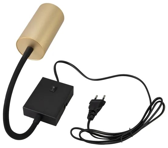Brilagi - Lampada flessibile da muro SELE 1xGU10/30W/230V nero/oro