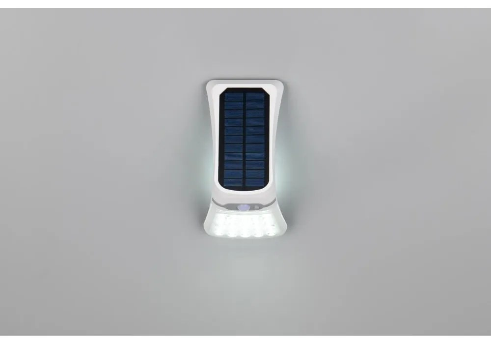 Illuminazione esterna LED con alimentazione a pannelli solari da parete (altezza totale 22 cm) Diadema – Trio