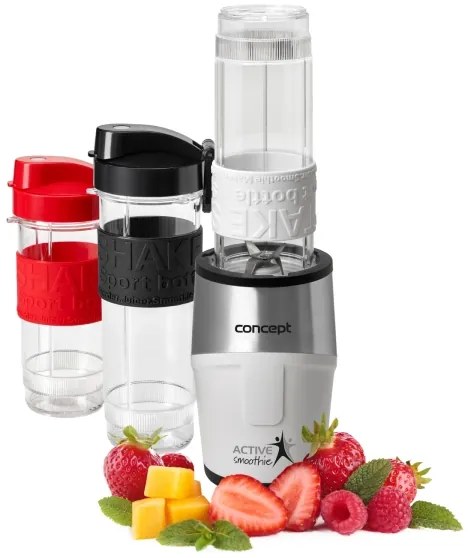 Concept SM3380 - Frullatore con accessori ACTIVE SMOOTHIE 500W/230V bianco