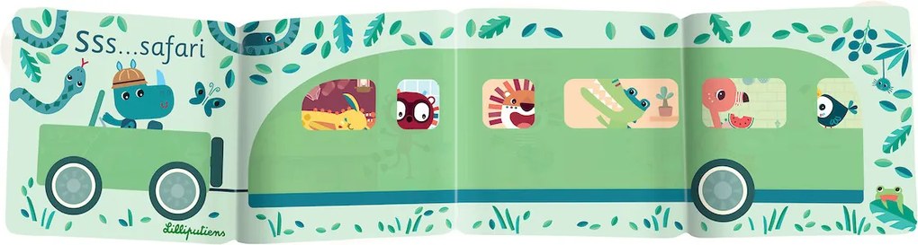 Lilliputiens - Pannello magico per il bagnetto - Safari