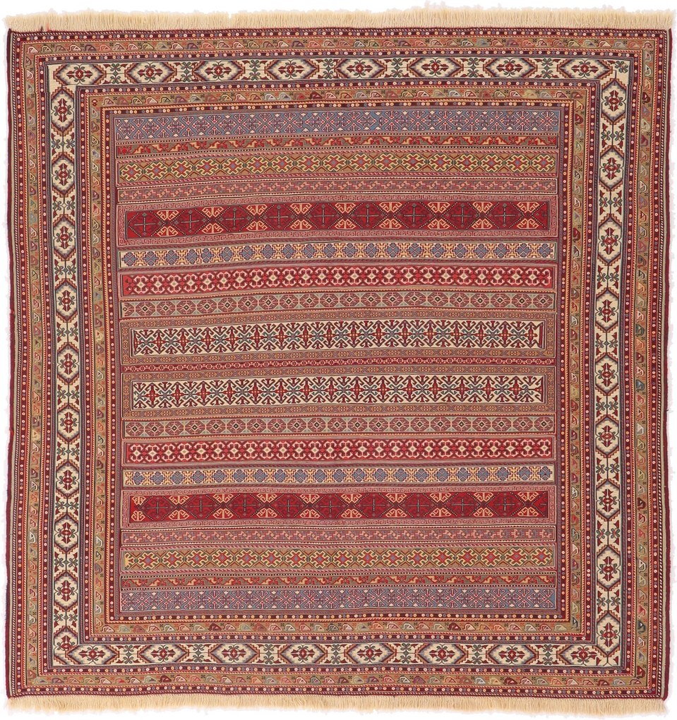 Kilim Tappeto persiano 200x200 (Iran) Tessuto A Mano