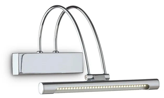 Applique Contemporanea Bow Metallo Cromo Led 2,5W Luce Calda