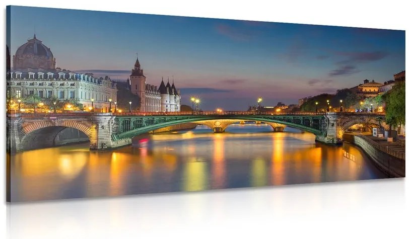 Stampa su tela – Panorama abbagliante di Parigi