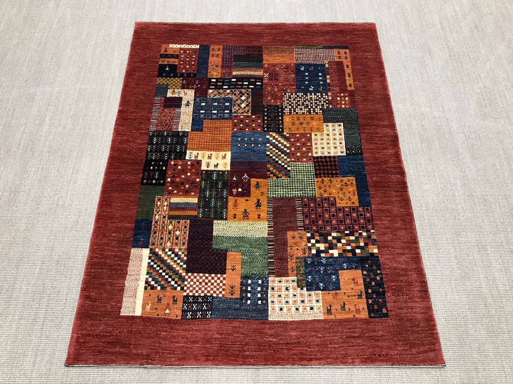 Loribaft Tappeto persiano 190x150 (Iran) Annodato A Mano