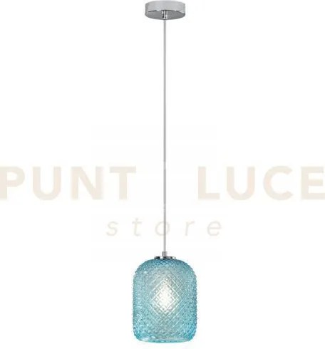 Lampadario a sospensione ashford ovale turchese 1 luce attacco e27 ...