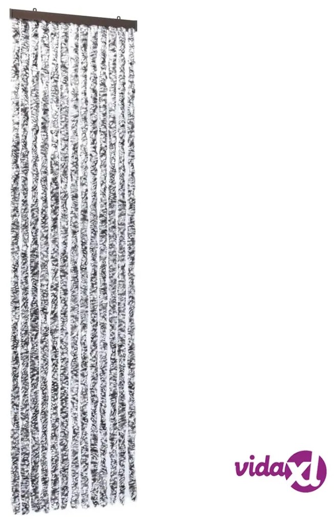 vidaXL Zanzariera Marrone e Beige 56x200 cm Ciniglia