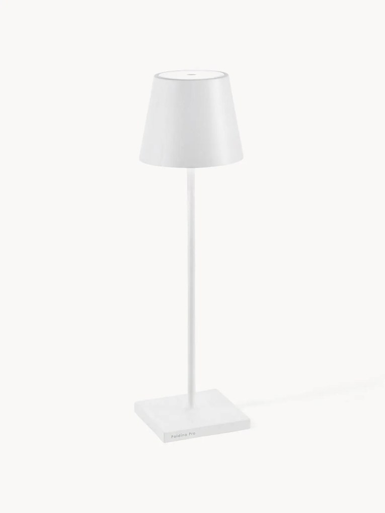 Lampada da tavolo portatile a LED con luce regolabile Poldina