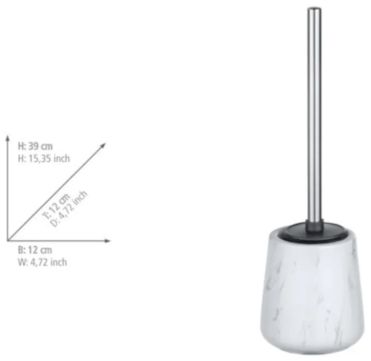 Scopino in ceramica bianca Adrada - Wenko