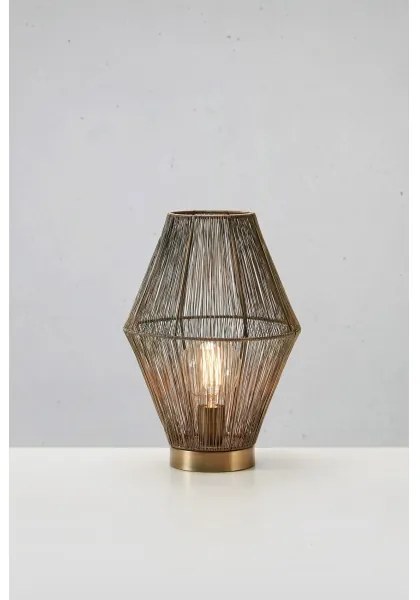 Markslöjd 108665 - Lampada da tavolo CASA 1xE27/40W/230V ottone