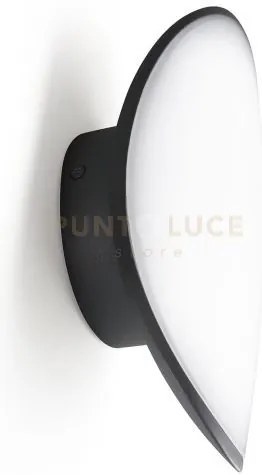 Ges120- applique grigio antracite led 4000k 1200lm 13w ip65 in allu...