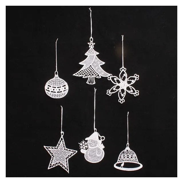 Decorazioni per albero di natale in set in tessuto 6 pz 11 cm Knit – Dakls