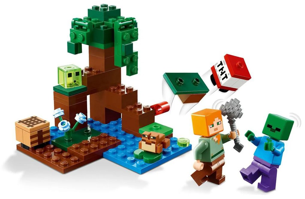 Avventura nella palude Minecraft da costruire Lego