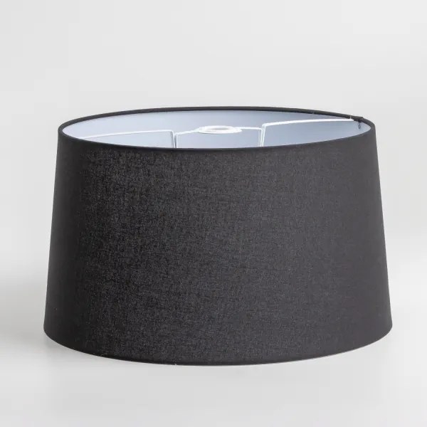 Brilagi - Lampada da terra LED CERIA 1xE27/40W/230V Ø 45 cm nero/cromo opaco