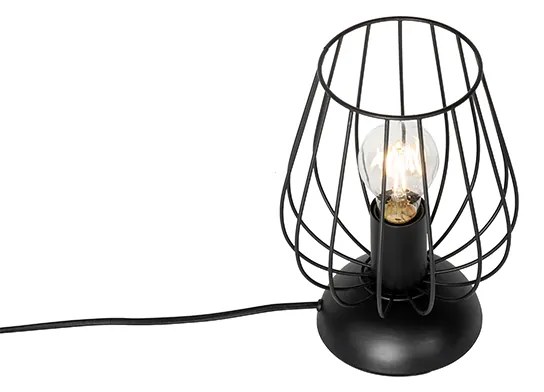 Lampada da tavolo moderna nera a filo - Palica