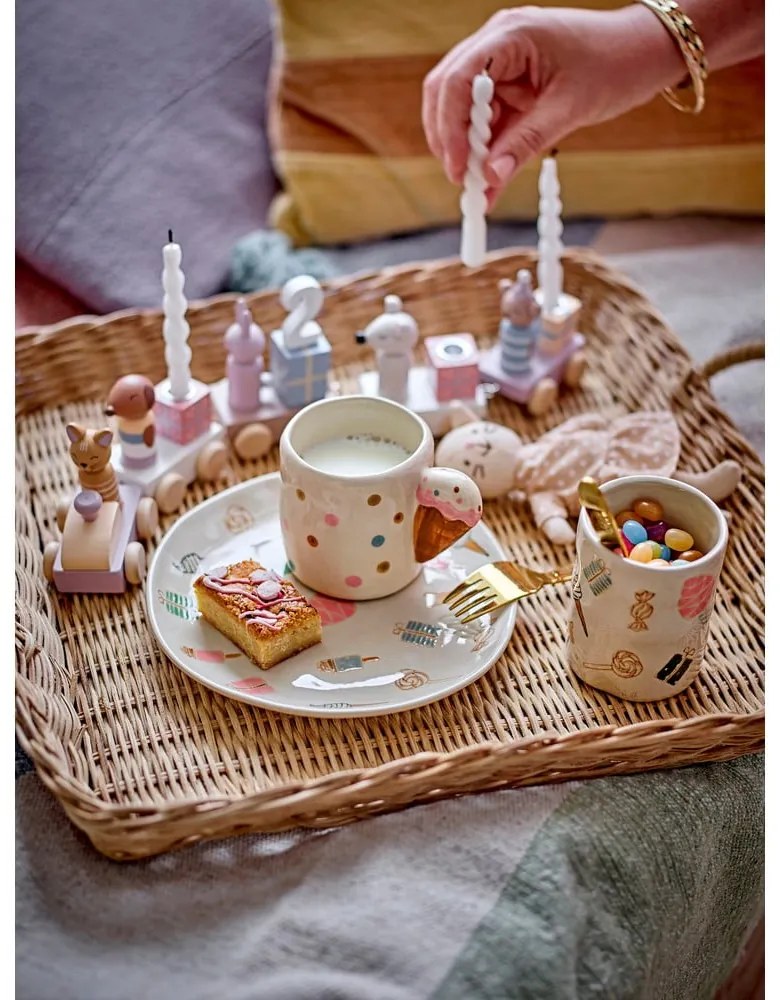 Tazza per bambini beige in ceramica 255 ml Creamy – Bloomingville Mini