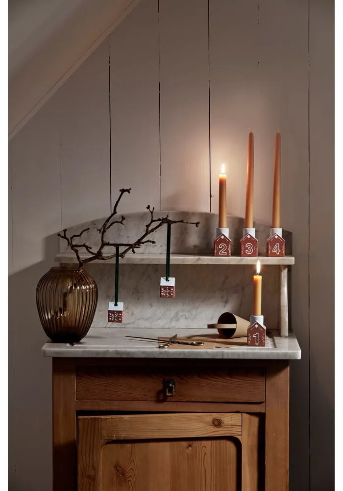 Decorazioni per albero di natale in set in ceramica 2 pz 5 cm Gingerbread – Kähler Design